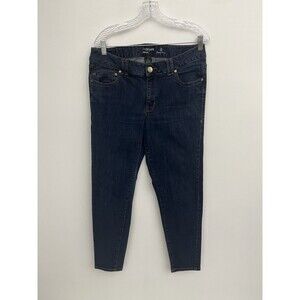 Lane Bryant Genius Fit Women’s Jeans Size 14 Denim Skinny Blue Stretch High Rise